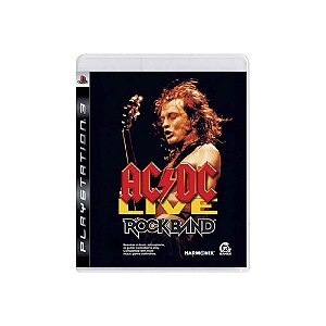 Jogo AC/DC Live Rock band - PS3 - Usado