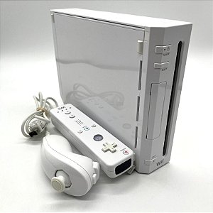 Console Nintendo Wii Branco + (super Mario Galaxy 2) - Usado