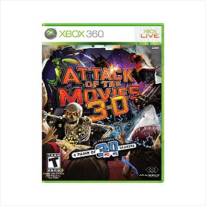 Jogo Attack Of The Movies 3-D - Xbox 360 - Usado