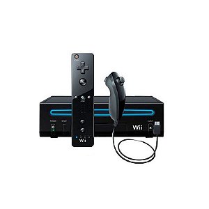 Console Nintendo Wii Preto (Com caixa) - Usado