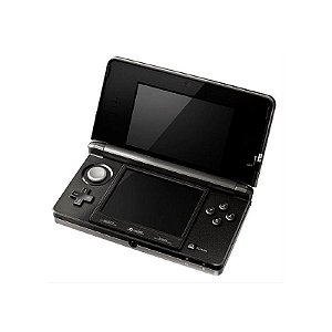 Console Nintendo 3DS Preto Metálico (Com Caixa) - Usado