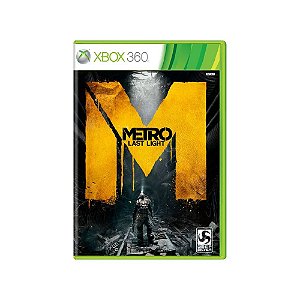 Jogo Metro Last Light - Xbox 360 - Usado*