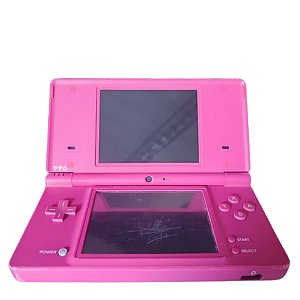 Console Nintendo DSi Rosa (Com riscos e sem Caneta) - Usado