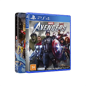 Jogo Marvel Avengers + Steelbook - PS4 - Usado