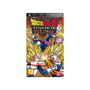 Jogo Dragon Ball Z: Tenkaichi Tag Team - PSP - Usado*