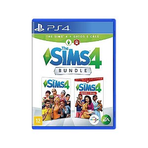 Jogo The Sims 4 + Gatos e Cães (Bundle) - PS4