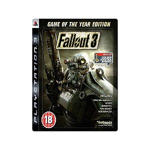 Jogo Fallout 3 Game Of The Year Edition - PS3 - Usado