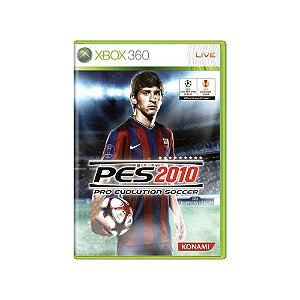 Jogo Pro Evolution Soccer 2010 PES 10 Europeu - Xbox 360 - Usado*