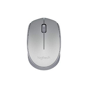 Mouse Logitech Sem Fio M170 - Prata