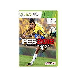 Jogo Pro Evolution Soccer 2018 (PES 2018) - Xbox 360 - Usado*