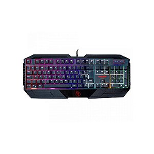 Teclado com Fio Gamer Kross Lightning KE-KG100 - Preto