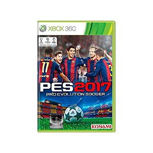Jogo Pro Evolution Soccer 2017 (PES 17)  - Xbox 360 - Usado*