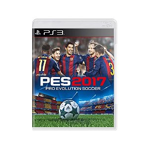 Jogo Pro Evolution Soccer 2017 (PES 17) - PS3 - Usado