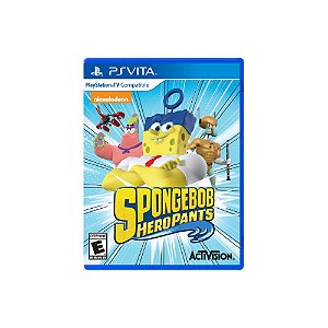 Jogo Spongebob HeroPants (Sem Capa) - PS Vita - Usado
