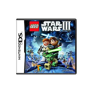 Lego Star Wars III The Clone Wars (Sem Capa) - Usado - DS