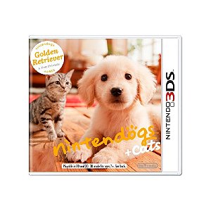Jogo Nintendogs + Cats Golden Retriever (Sem Capa) - 3DS - Usado