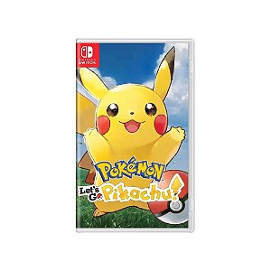 Jogo Pokémon Let’s Go Pikachu! - Switch - Usado