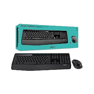 Teclado e Mouse sem fio Logitech MK345