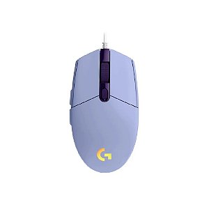 Mouse Logitech Gamer G203 LIGHTSYNC - Lilás