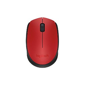 Mouse Sem Fio Logitech M170 - Vermelho