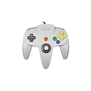 Controle Nintendo 64 Cinza - Usado - Nintendo