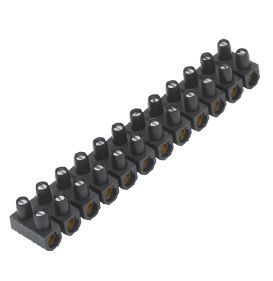 Conector Nylon Preto 12 Bornes