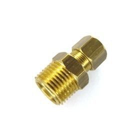 Gas - Adaptador Macho NPT 1/2'' x 3/8'' Anilha