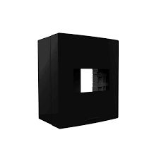 Caixa Sobrepor Alumbra Black - 1 Modulo