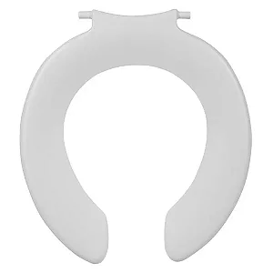 Assento Sanitario Astra Oval com Abertura Frontal