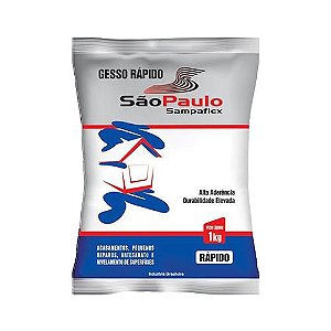 Gesso Rapido Branco 1Kg