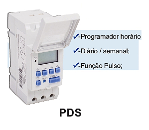 Timer Programador Diario e Semanal (PDS)