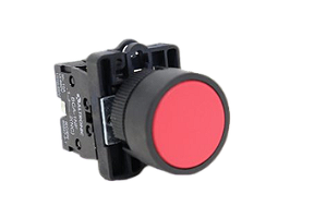 Botão Comando Vermelho 22mm