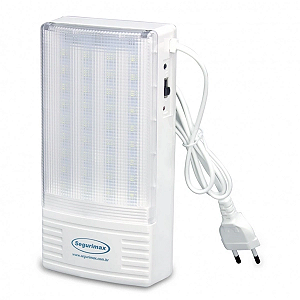 Iluminação de Emergencia LED Autonoma 300 Lumens - Segurimax