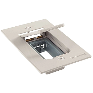 Placa Piso Tramontina Modular Cinza 4x2 - 1 Posto