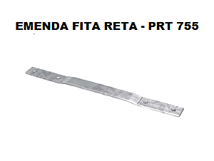 Emenda Fita Aluminio Reta 7/8" x 1/8"