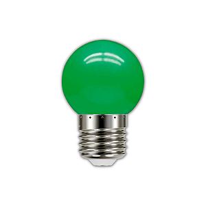 Lampada Bolinha Leitosa Verde 15W x 127V