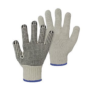 Luva Mao PPM01 Tricotada Algodão Pigmentada Branco