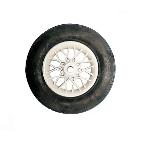Roda para Carrinho de Bagagem Raiada