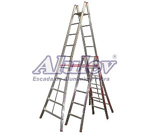Escada Aluminio Pintor Dupla PN