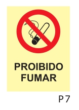 Etiqueta NBR Proibido Fumar