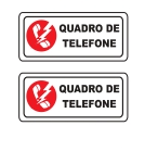 Etiqueta Quadro de Telefone