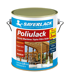 Verniz Maritimo Premium - Poliulack Sayerlack 3,6Litros