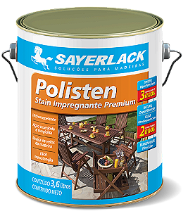 Verniz Polisten Transparente 3,6 Litros