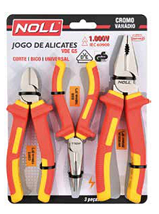 Alicates Universal - Corte - Bico 1000V - Kit