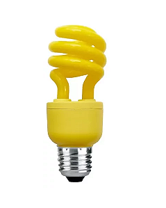 Lampada Eletronica Espiral Amarelo 127V