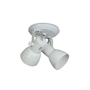 Spot Aluminio 2 Lampadas