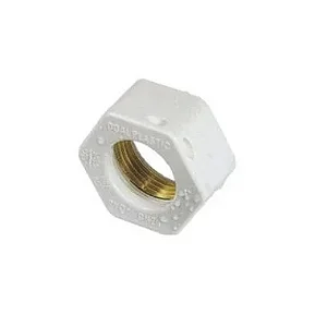 Pead - Porca Branca com Rosca Metalica 3/4'' para Tubete 3/4''