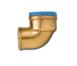 Cotovelo Azul x Cobre Rosca