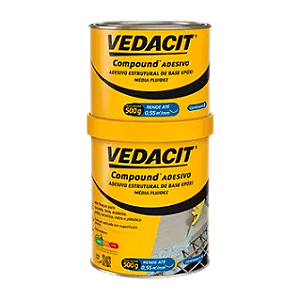 Adesivo Estrutural Epoxi 1Kg Compound - Vedacit