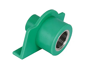 PPR Verde - Adaptador Transição M/F para Dry Wall 25 x 3/4''